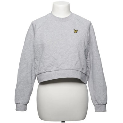 Lyle & Scott, Sweatshirt, Größe: M, Grau, Bio-Baumwolle, Einfarbig, Sweat #NHT