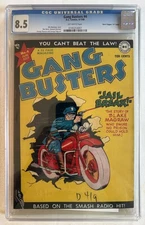 Gang Busters #4 CGC 8.5 VF+ Nice Pre-Code Crime DC 1948 Crippen Pedigree