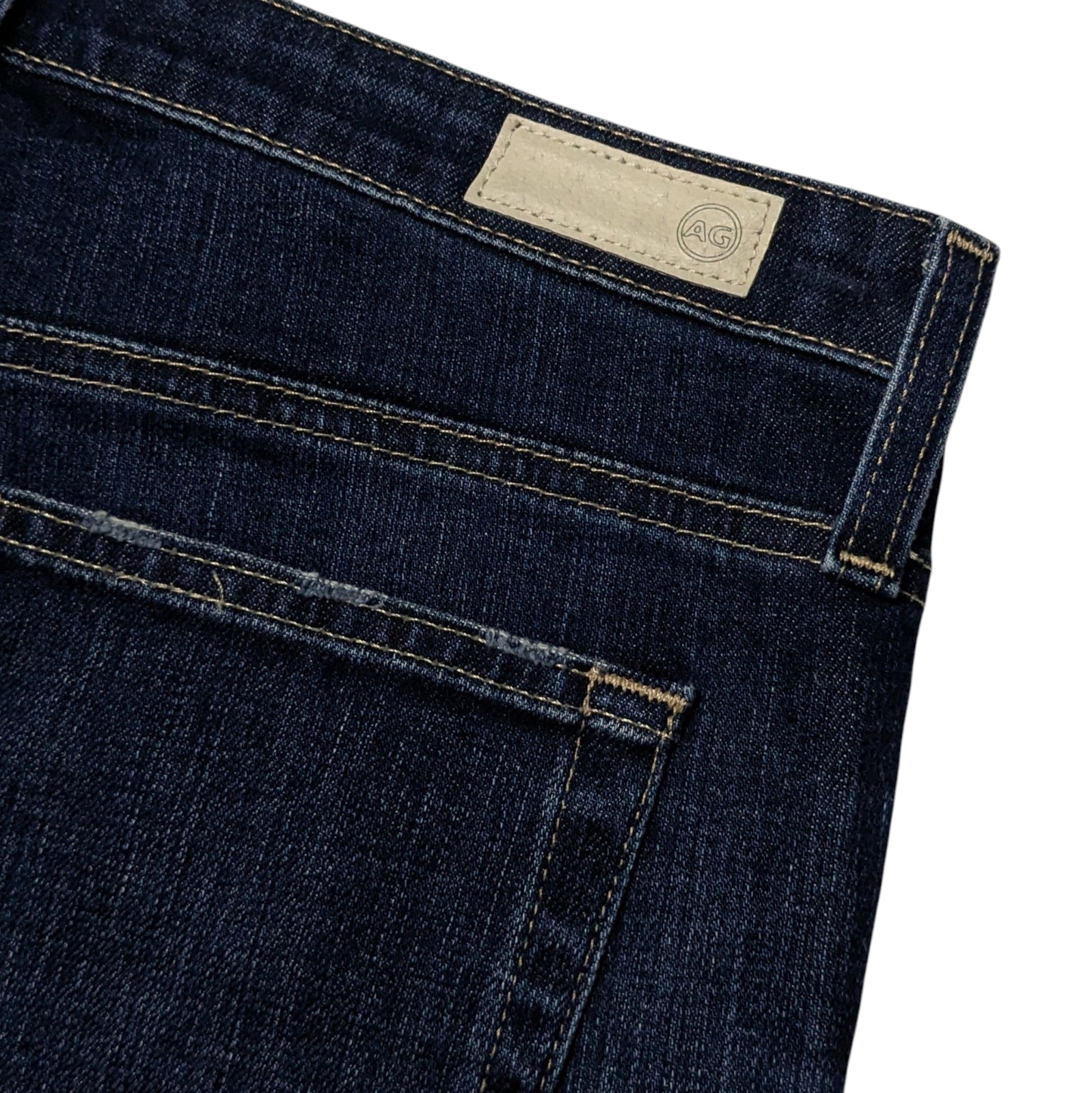 AG Adriano Goldschmied Jeans The Isabelle 29 High Rise Straight Leg Crop Denim