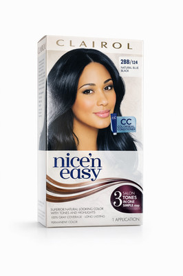 Clairol Nice N Einfach Permanent Haarfarbe Natur Blau Schwarz 2bb/124