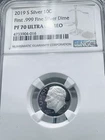 2019-S Roosevelt Dime NGC PF70 Ultra Cameo .999 Silver Proof First Strike
