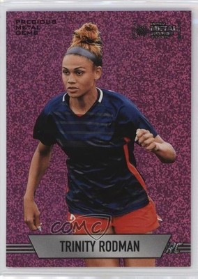 2024 Skybox Metal Universe Champions Pink FX 59/75 Trinity Rodman #4 p0r