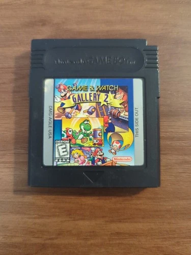 Nintendo Game Boy Color Game Watch Gallery 2 Authentic Tested loose