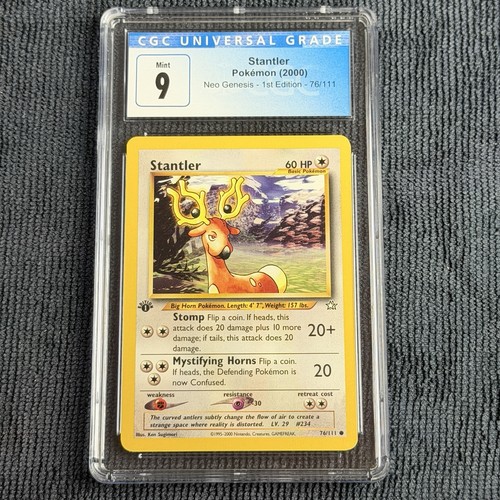 Stantler (1st Edition) graded CGC 9 for sale on eBay