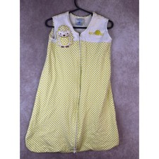HALO SleepSack Wearable Blanket Unisex Small Yellow Polka Dot Hedgehog Zip Up