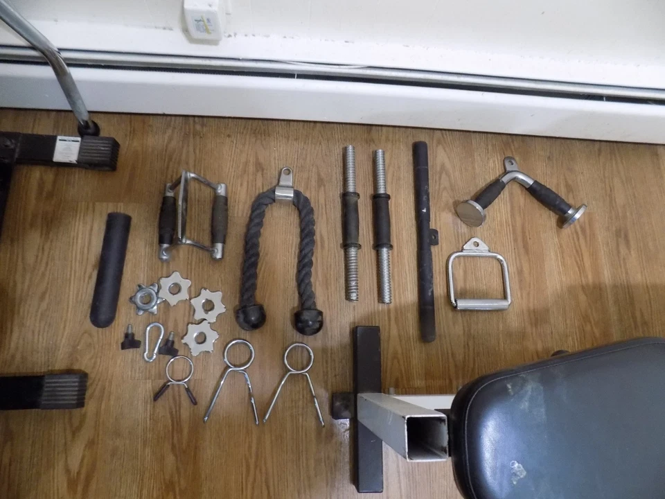 JUEGO DE PESAS OLÍMPICAS PAQUETE COMPLETO GIMNASIO Foto 4 de 4