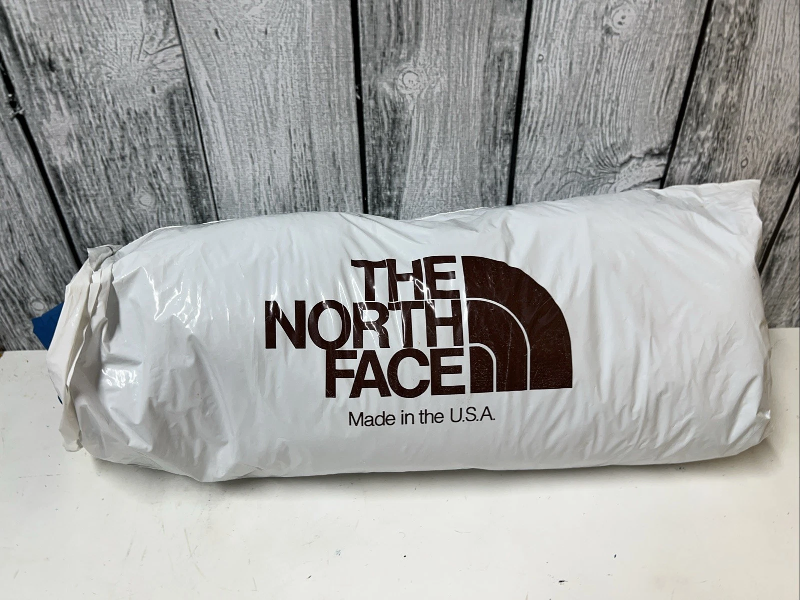 Vintage The North Face Brown Label 20° Blue Mummy RH Zip Sleeping Bag 30" x 82"