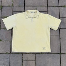 VTG 90s Banana Republic Island Supply Short Sleeve 1/4 Zip Polo Sweatshirt L