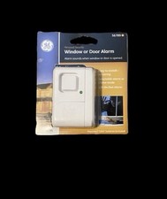 GE-Battery Operated Personal Security Window/Door Alarm-Color: White-NEW 