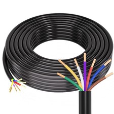100ft 7 Way Trailer Wire 102 121 144 Awg Multi Gauge -30c To 105c Cca Tradi