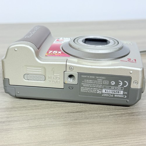 VTG Canon PowerShot A20 Digital Camera w Memory Card Tested & Working SEE VIDEO! - Picture 13 of 15