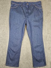 NWT Vintage Wrangler 945DEN Regular Fit Bootcut Jeans Mens 42x32 Dark Blue