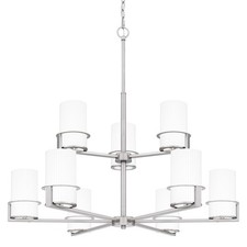 Quoizel SEY5032 Seymour 9 Light 33"W Chandelier - Nickel