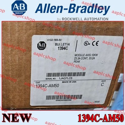 New NEW PLC 1394C-AM50 /C Axis Drive Module 10KW, 23.3A Nominal, 33.2A Pe