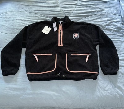 New LA Angel City Football Club ACFC Women's Half Zip Fleece Pullover XXL WEAR