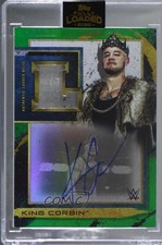 2020 Topps Fully Loaded Ladder Relics Green 26/50 King Corbin #L-KC Auto a2v