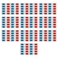 Occhiali 3D, 100 Paia di Lenti Stereo Nel Carta  E  per Film Set di Oc5592