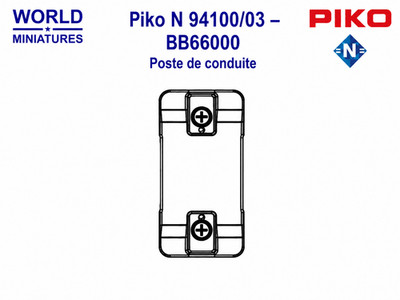 Piko N 94100/03 - BB66000 Cockpit