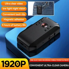 Mini Body Camera Video Recorder Night Vision HD 1920P 5 Hour Wearable Police Cam