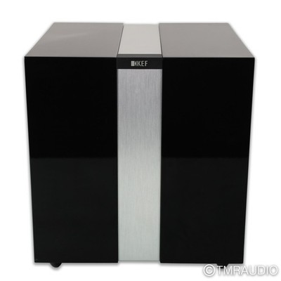 KEF R400b 9'' Powered Subwoofer; Gloss Black
