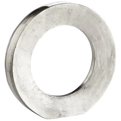 Raw Nickel Rise And Shine 19.75 Inch Tall Aluminum Vase Made in India - Picture 1 of 1