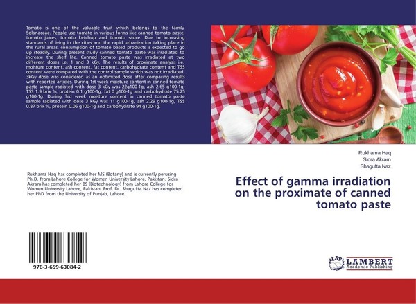 Effect Of Gamma Irradiation On The Proximate Of Canned Tomato Paste Shagufta Naz-image