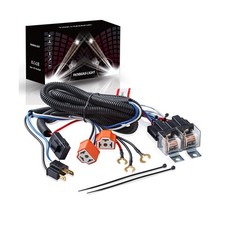 H4 Relay Harness 1set 2 Headlight H6054 6024 9003 5x7 7x6 Led Headlight Relay...