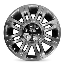 New Wheel For 2009-2014 Ford F-150 20 Inch Polished Silver Alloy Rim New Wheel For 2009-2014 Ford F-150 20 Inch Polished Silver Alloy Rim