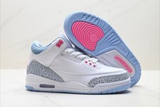 AJ 3 Retro GS Cobalt Bliss White HQ0784-101
