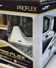 JT Proflex Paintball Mask Customizable Goggle System White