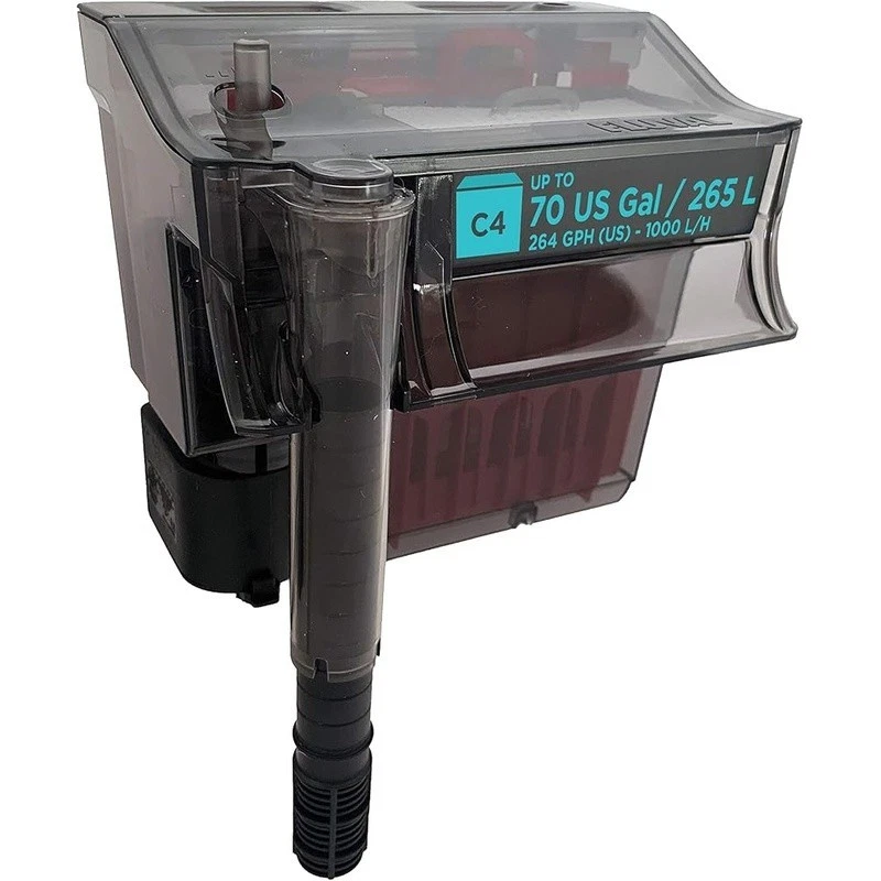 5-Stage Clip-On Power Filter 40-70 Gallon Aquariums Freshwater Saltwater New - Image 2 of 4