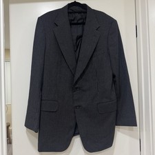 Giacca tuta blazer Gucci Tom Ford epoca gessato 100% lana nero taglia 54L US 44