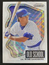 Ryne Sandberg 2022 Panini Prizm Old School White Wave Prizm Chicago Cubs #OS-4