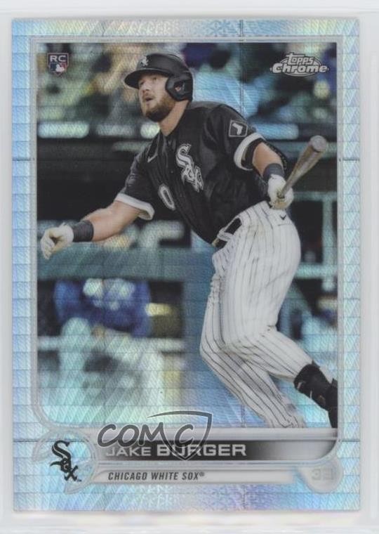 2022 Topps Chrome Prism Refractor Jake Burger #29 Rookie RC 09x3