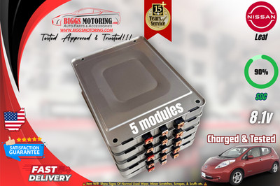 5 Nissan Leaf Battery Lithium Module Oem Solar 8.1V Gen I  Charged & Tested