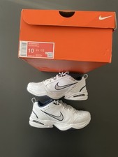 Nike Air Monarch IV White/Silver, Men’s Size 10 415445-102 NIB (Store Display)