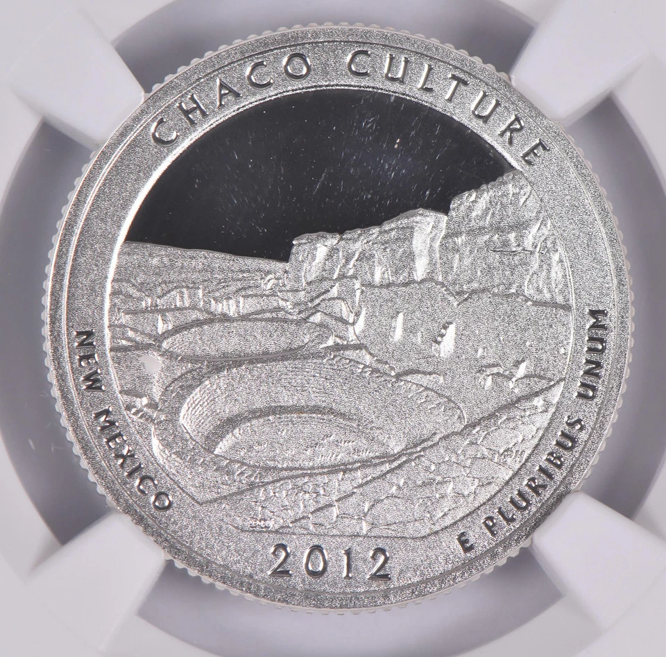 2012-S Silver PF69 ANT Chaco Quarter Limited Edition NGC *5892 - Image 3 of 4