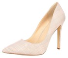 High Heel Pointy Toe 4.5 in Stiletto Blush Houndstooth Pumps US 11 (136) — photo 3