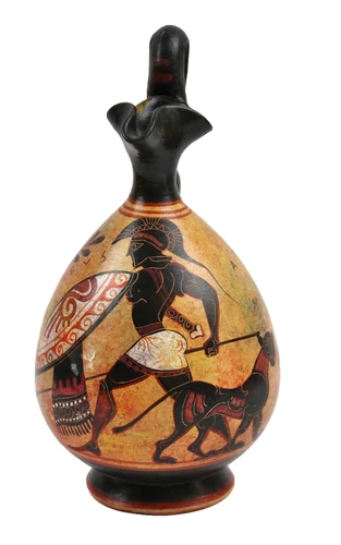 Greek Terracotta  Museum Replica Classical Period 600 B.C. Jug Pitcher
