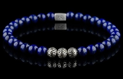 Aurum Men s Bracelet Lapis Lazuli 6mm 8. 25 