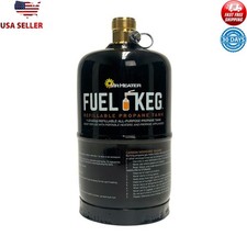 Refillable Propane Cylinder 1lb Portable Tank Eco Friendly Propane Solution New