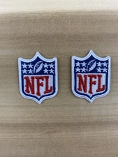 NFL LOGO 2 SET (Small) FOOTBALL  IRON ON PATCH 1.1”x1.25”