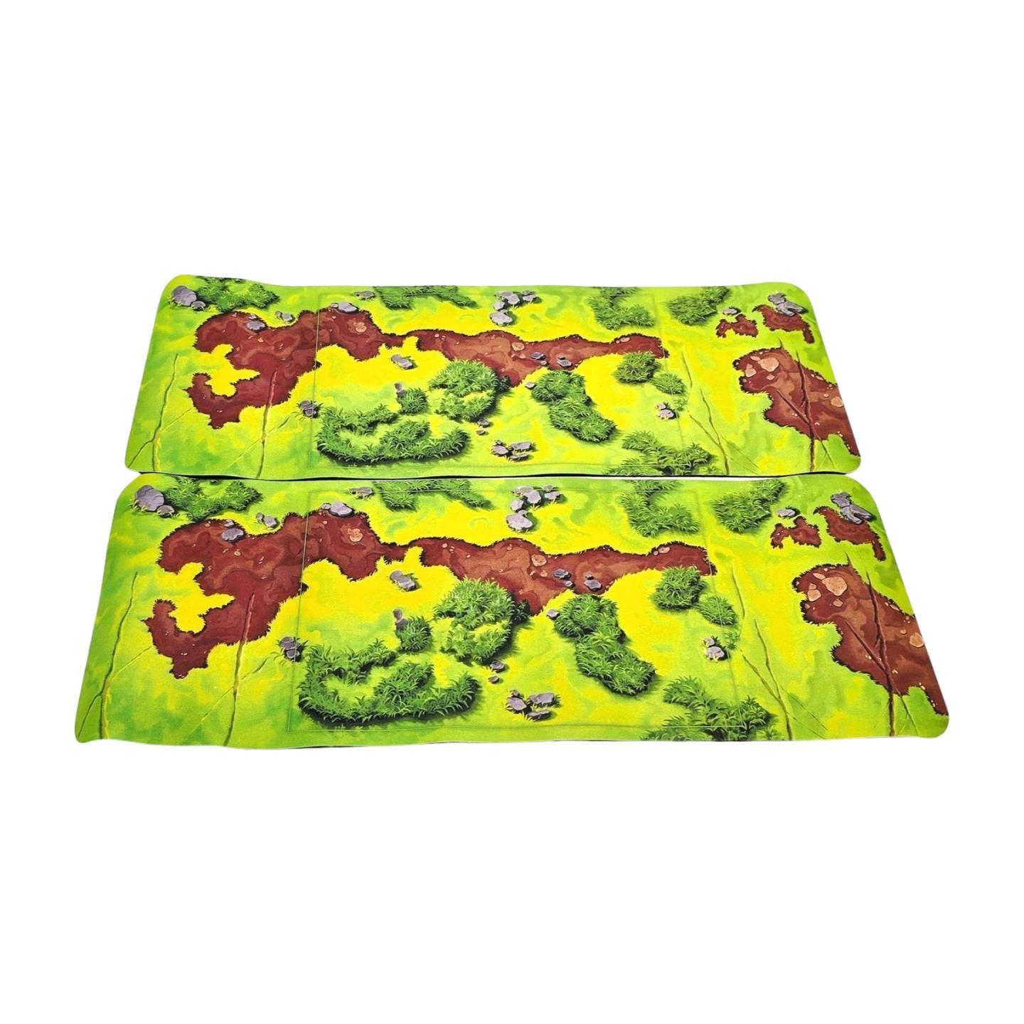 Комплект неопреновых ковриков Catapult Kingdoms для Kickstarter (2) от Vesuvius, ЗАПЕЧАТАННЫЙ В средствах массовой ИНФОРМАЦИИ