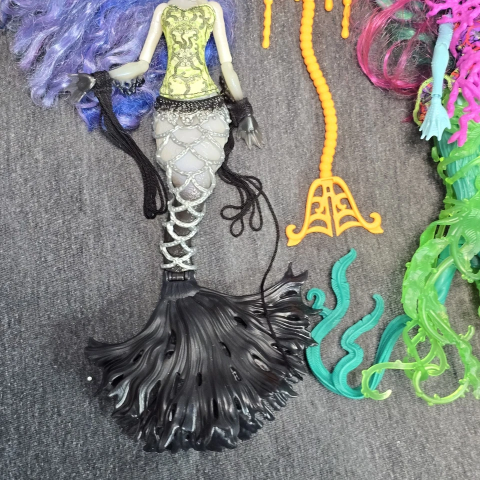  Monster High Great Scarrier Reef Lote De 4 Algunos Completos Algunos No Mattel Foto 3 de 4