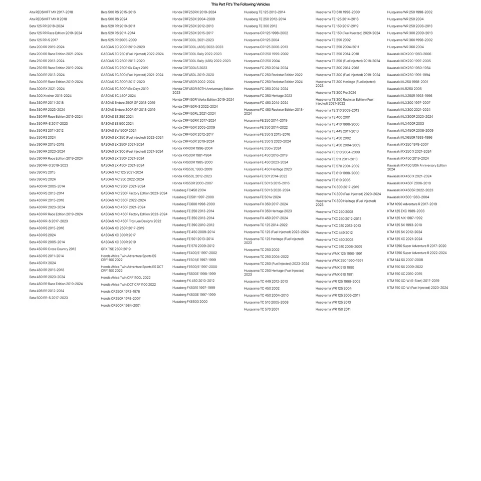 Bloqueo de llanta Motion Pro 2,15" para HONDA XR400R 1996-2004 Foto 2 de 4