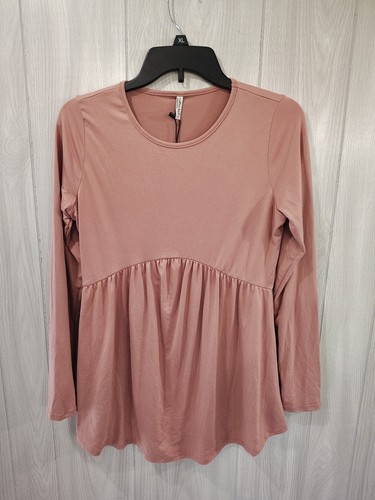 Women's Mother's Bee Tunic Top Pink Size S NWT Comfort Stretch Outdoors - Picture 1 of 9