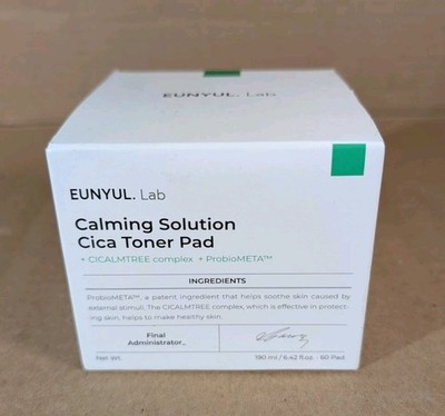 (EUNYUL) Lab Calming Solution Cica Toner Pad 190ml (60pads)