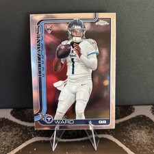 2025 Topps chrome NFL Football Cam Ward Rookie Rc Base  314 Titans 