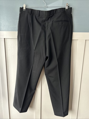 Jaeger Men’s Black Wool Tailored Suit Trousers Size W38” L27” - Picture 4 of 8