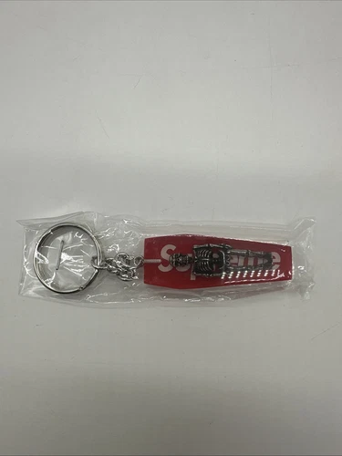 Porte clés Supreme Squelette Porte clés Rouge SS20 Neuf